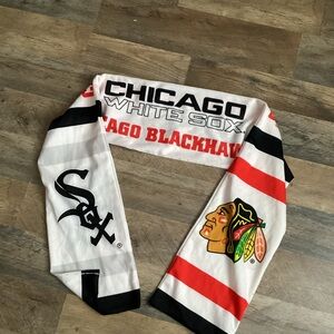 Chicago White Sox and Blackhawks Scarf